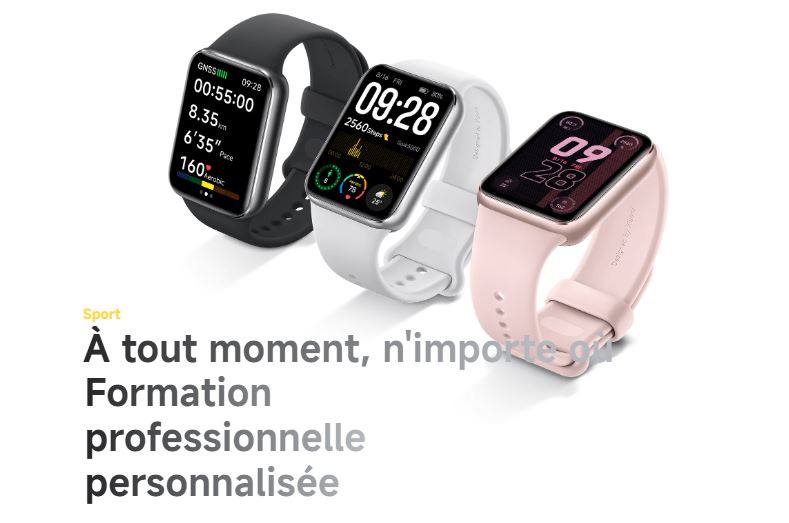 mode sportif de la band 9 pro