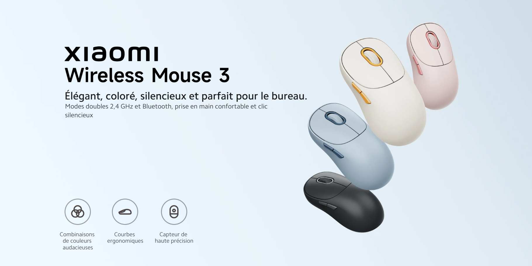 Souris sans fil Xiaomi 3