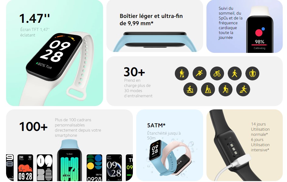 caracteristiques-Redmi-Smart-Band-Xiaomi-Tunisie-site-officiel