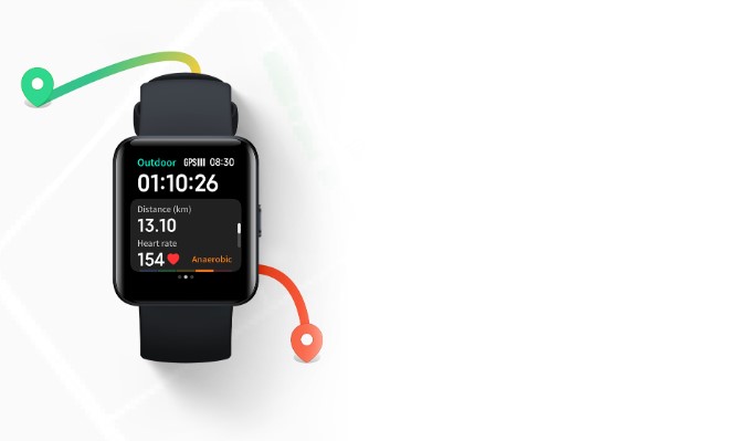 montre-connectée-Redmi-Watch-2-lite-Xiaomi-tunisie-GPS-localisation-mitunisie